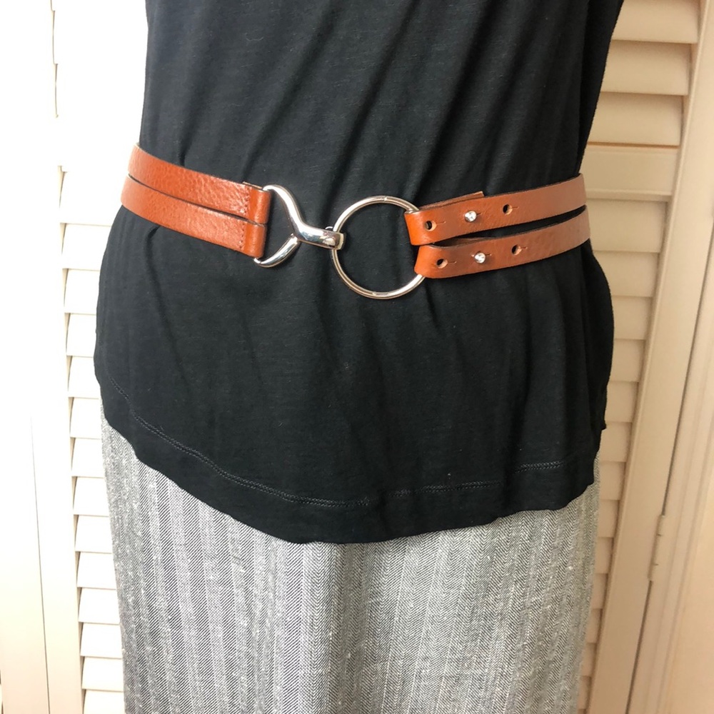 Belt Shak Italian Leather Belt Size M/L